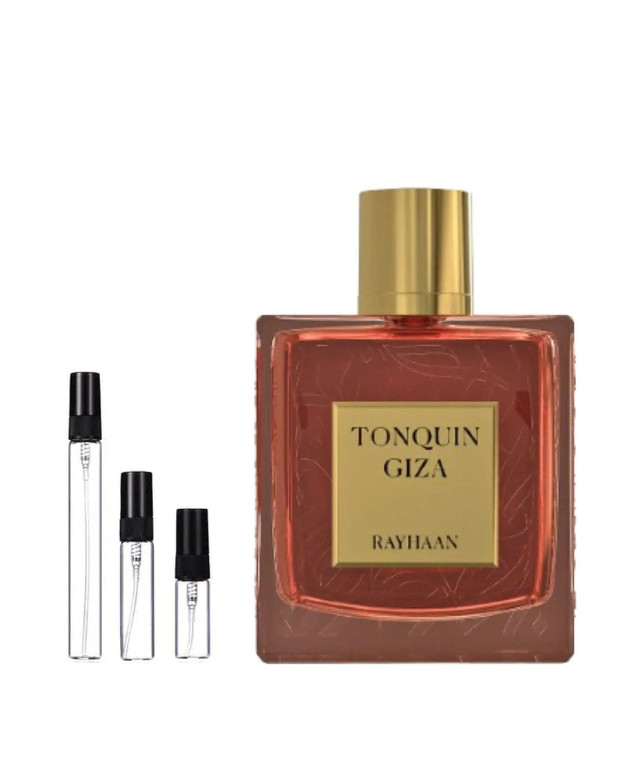 Rayhaan Tonquin Giza sample – decant in a glass spray vial (2, 5 or 10 ml)