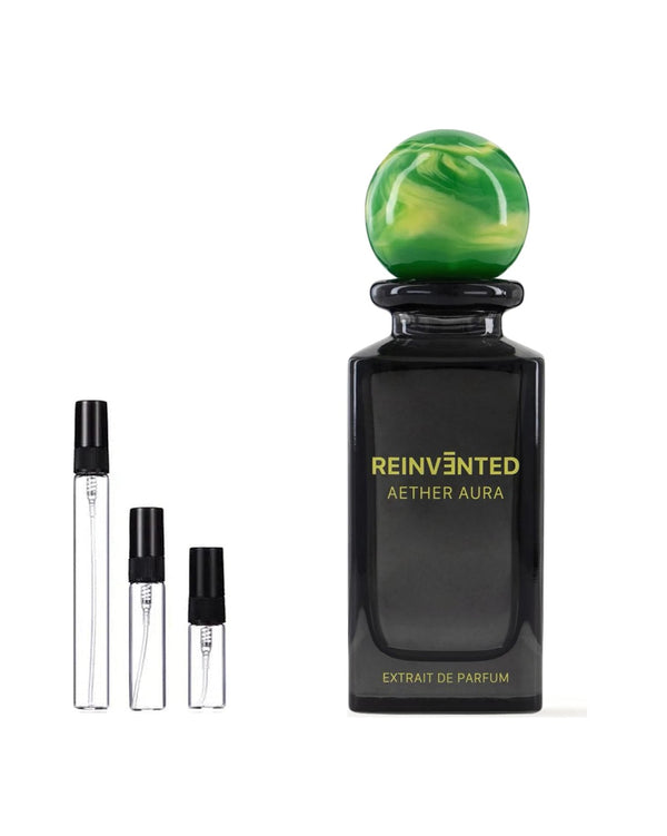 Reinvented Aether Aura Extrait de Parfum Sample – 2, 5 or 10 ml decant in a glass spray vial