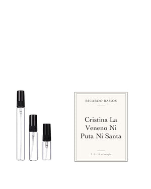 Ricardo Ramos Cristina La Veneno Ni Puta Ni Santa sample – decant in a glass spray vial (2, 5 or 10 ml)