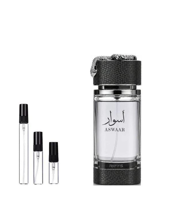 Riiffs Aswaar sample – decant in a glass spray vial (2, 5 or 10 ml)