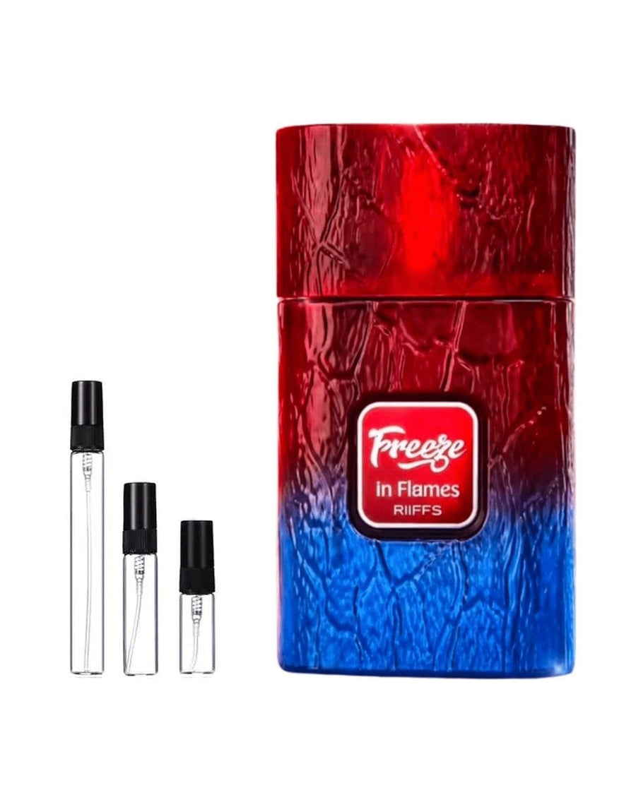Riiffs Freeze In Flames sample – decant in a glass spray vial (2, 5 or 10 ml)