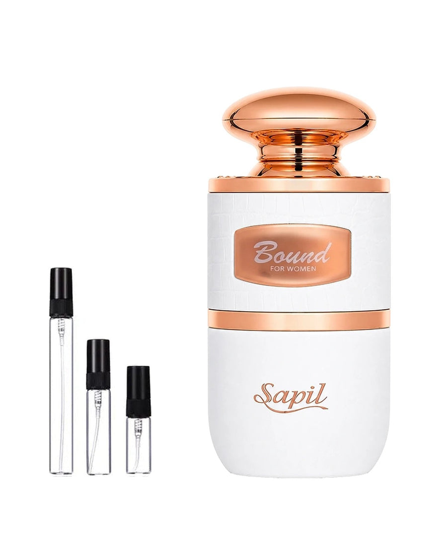 Sapil Bound For Women sample – decant in a glass spray vial (2, 5 or 10 ml)