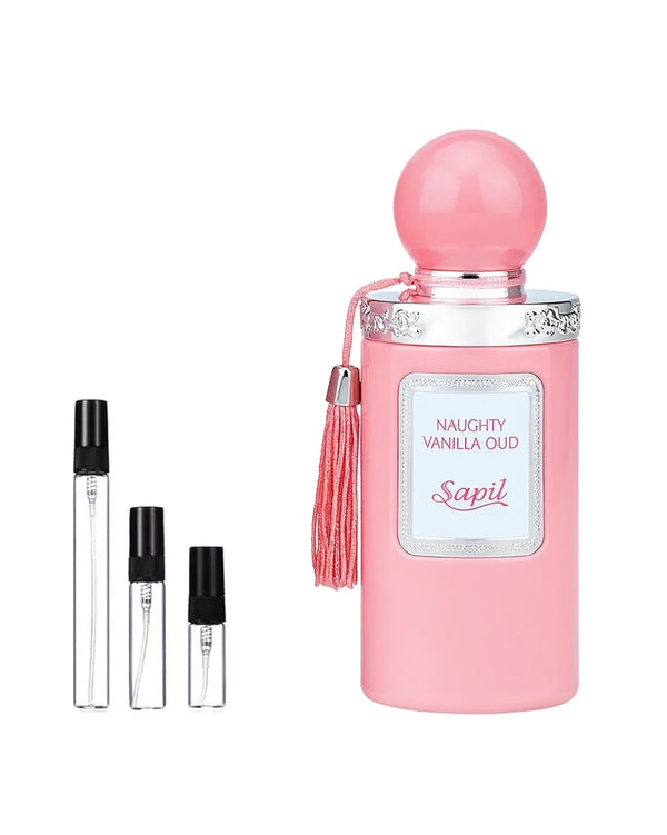 Sapil Naughty Vanilla Oud sample – decant in a glass spray vial (2, 5 or 10 ml)
