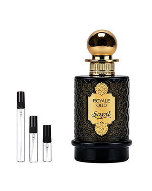 Sapil Royale Oud sample – decant in a glass spray vial (2, 5 or 10 ml)