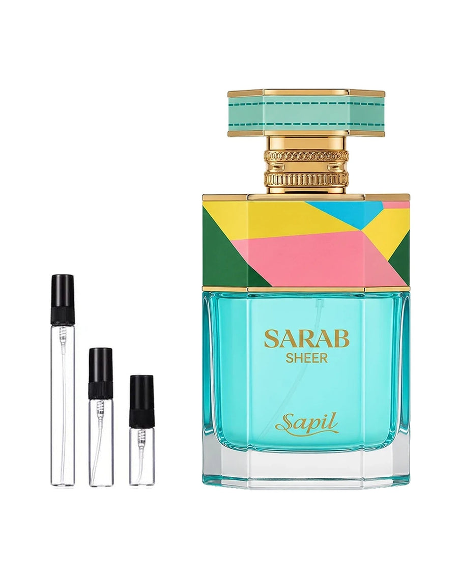 Sapil Sarab Sheer sample – decant in a glass spray vial (2, 5 or 10 ml)