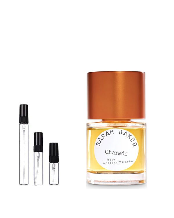 Sarah Baker Charade Extrait de Parfum Sample – 2, 5 or 10 ml decant in a glass spray vial