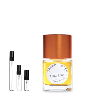 Sarah Baker Gold Spot Extrait de Parfum Sample – 2, 5 or 10 ml decant in a glass spray vial