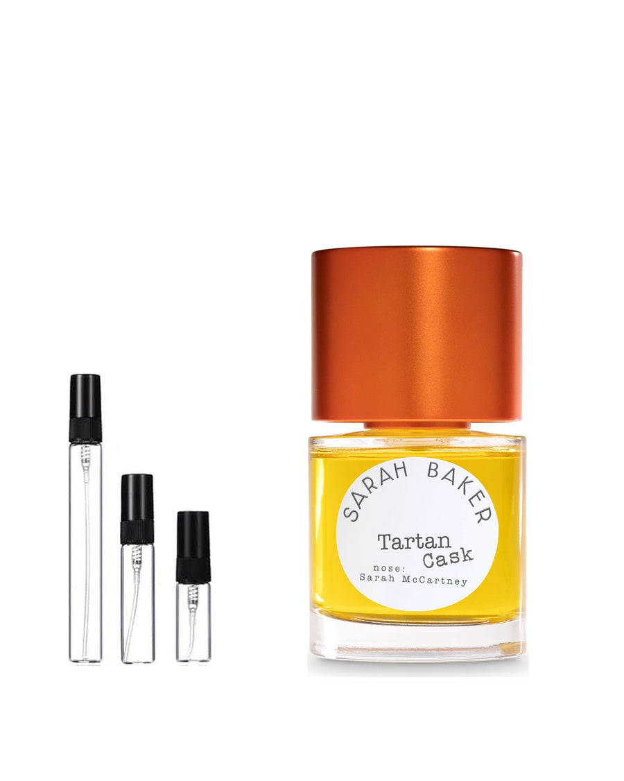 Sarah Baker Tartan Cask sample – decant in a glass spray vial (2, 5 or 10 ml)