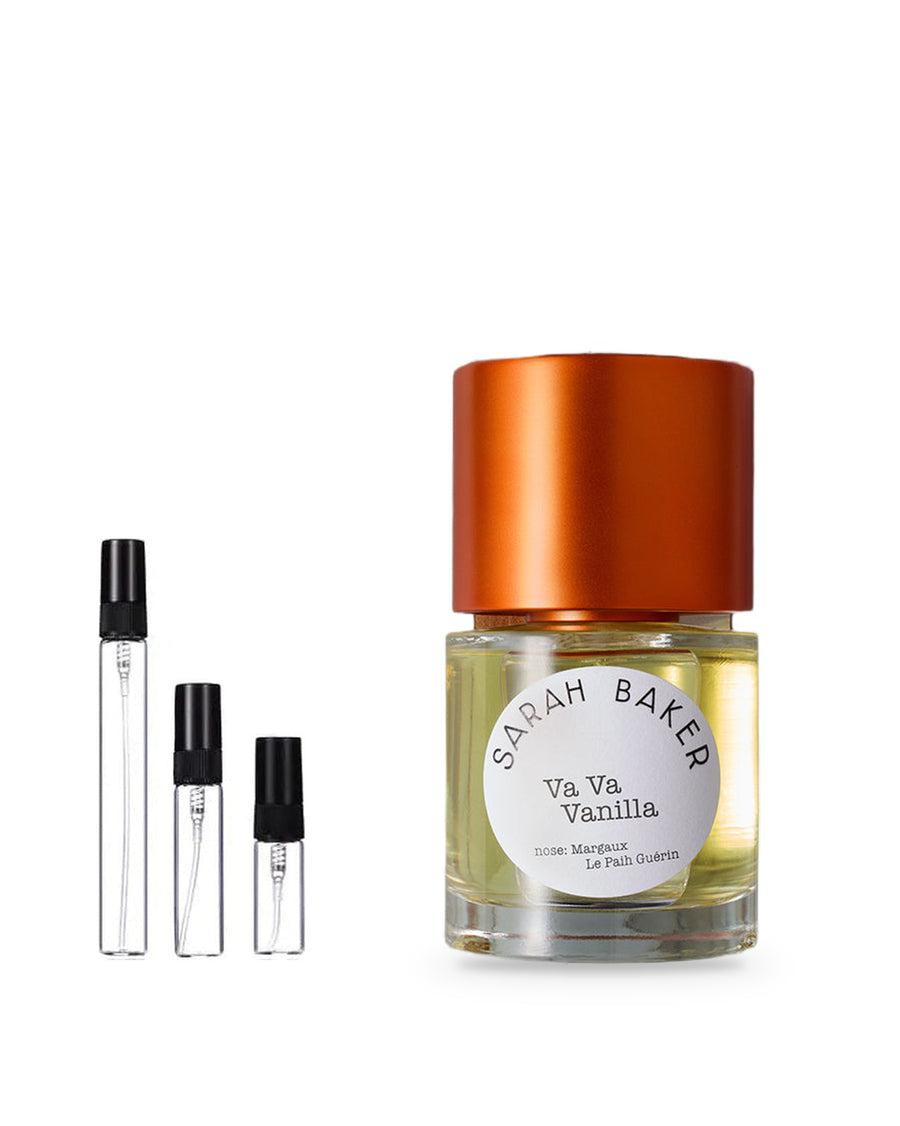Sarah Baker Va Va Vanilla sample – decant in a glass spray vial (2, 5 or 10 ml)