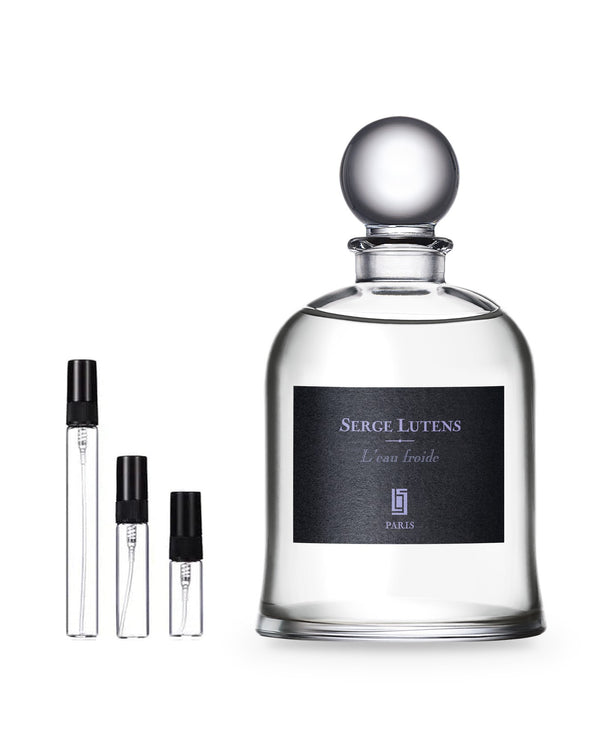 Serge Lutens L'Eau Froide sample – decant in a glass spray vial (2, 5 or 10 ml)
