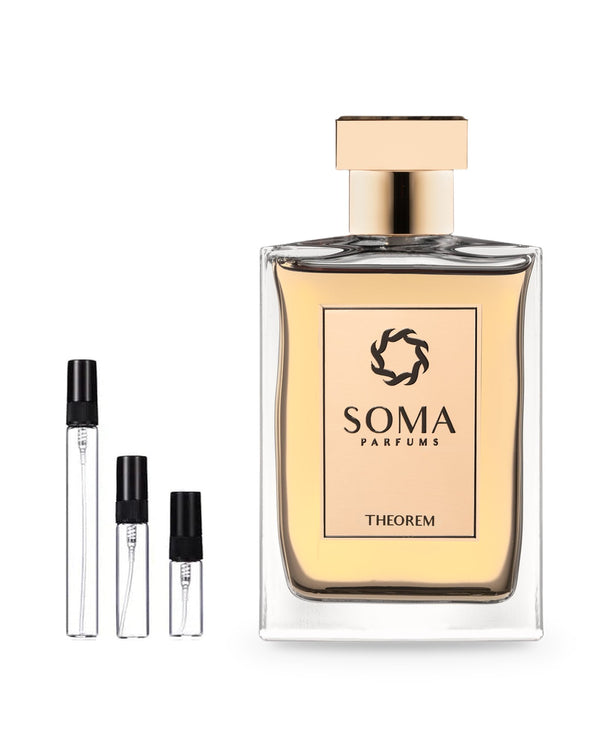 Soma Parfums Theorem sample – decant in a glass spray vial (2, 5 or 10 ml)