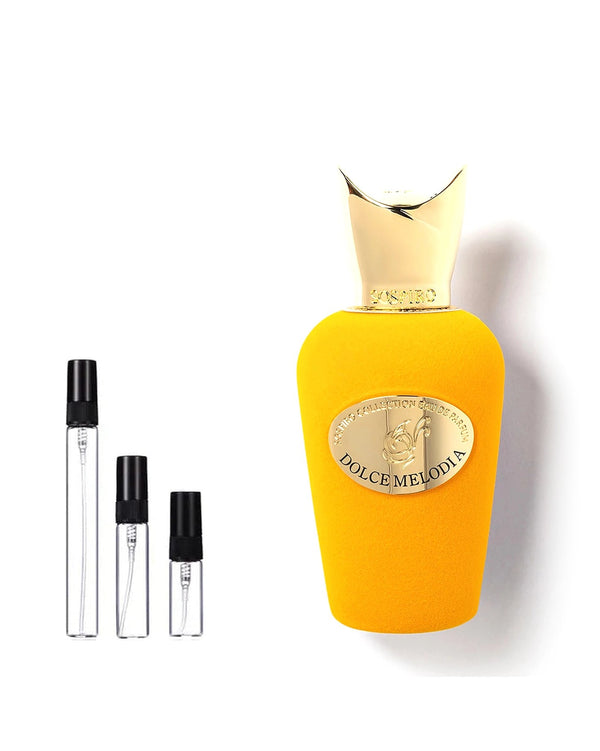 Sospiro Dolce Melodia Eau de Parfum Sample – 2, 5 or 10 ml decant in a glass spray vial