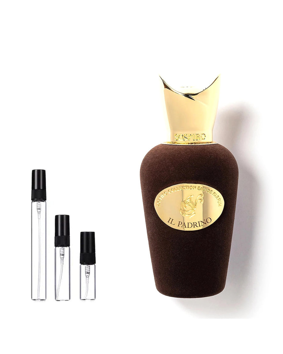 Sospiro Il Padrino sample – decant in a glass spray vial (2, 5 or 10 ml)