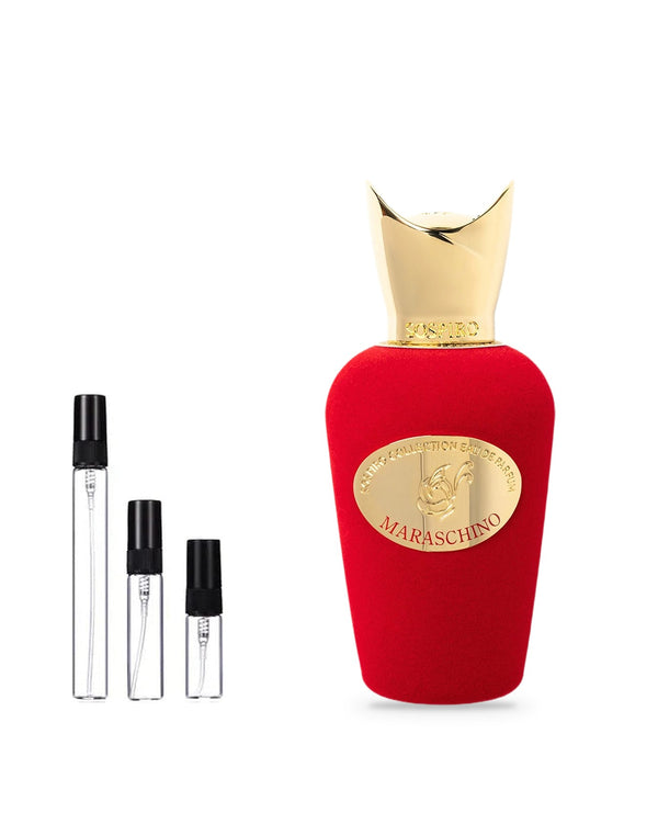 Sospiro Maraschino sample – decant in a glass spray vial (2, 5 or 10 ml)