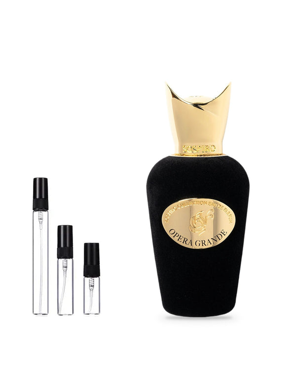 Sospiro Opera Grande sample – decant in a glass spray vial (2, 5 or 10 ml)