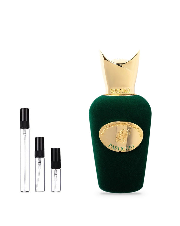 Sospiro Pasticcio sample – decant in a glass spray vial (2, 5 or 10 ml)