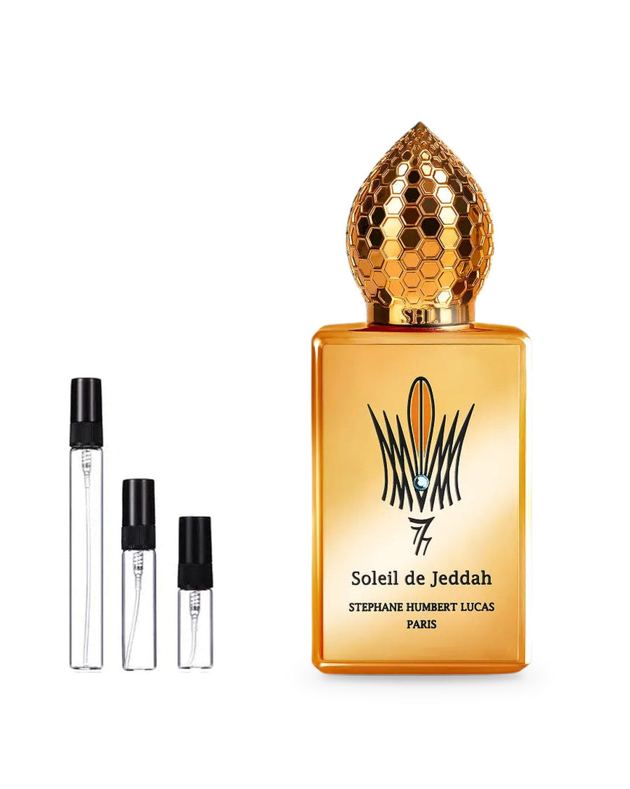 Stephane Humbert Lucas 777 Soleil de Jeddah Mango Kiss sample – decant in a glass spray vial (2, 5 or 10 ml)