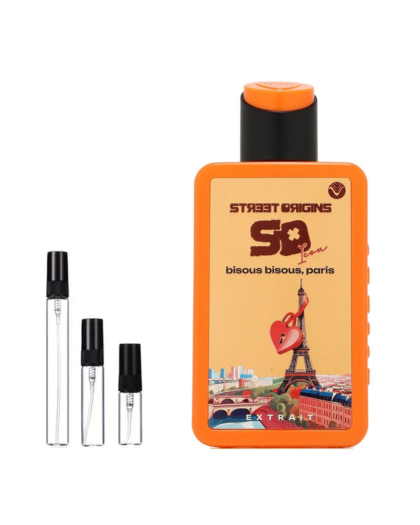Street Origins Bisous Bisous, Paris sample – decant in a glass spray vial (2, 5 or 10 ml)