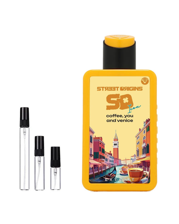 Street Origins Coffee, You and Venice sample – decant in a glass spray vial (2, 5 or 10 ml)
