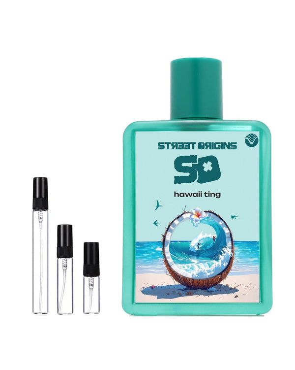 Street Origins Hawaii Ting sample – decant in a glass spray vial (2, 5 or 10 ml)