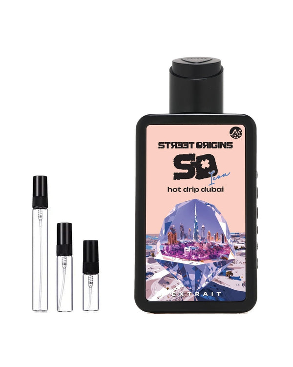 Street Origins Hot Drip Dubai sample – decant in a glass spray vial (2, 5 or 10 ml)