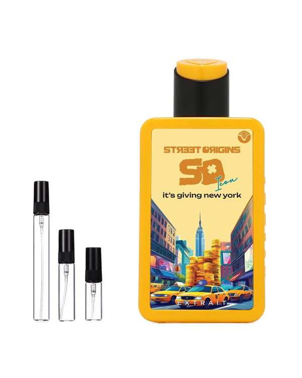 Street Origins It's Giving New York sample – decant in a glass spray vial (2, 5 or 10 ml)