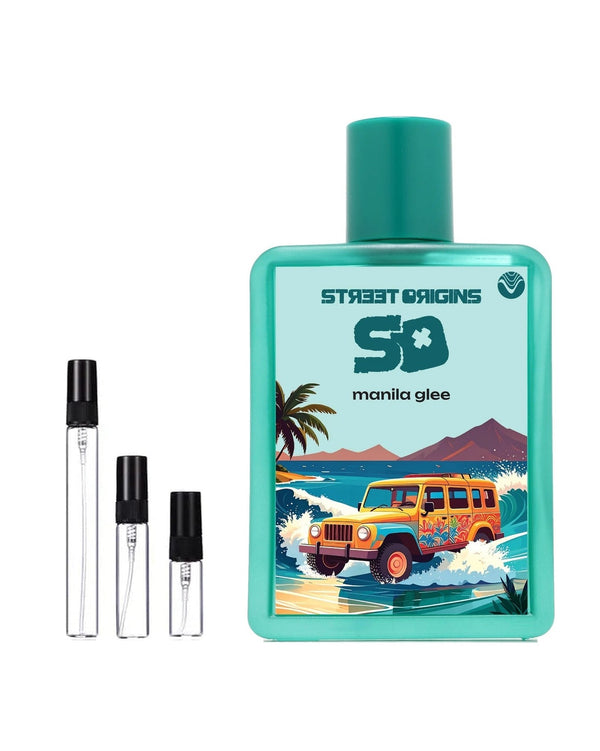 Street Origins Manila Glee sample – decant in a glass spray vial (2, 5 or 10 ml)