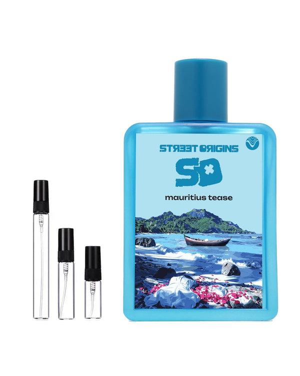 Street Origins Mauritius Tease sample – decant in a glass spray vial (2, 5 or 10 ml)