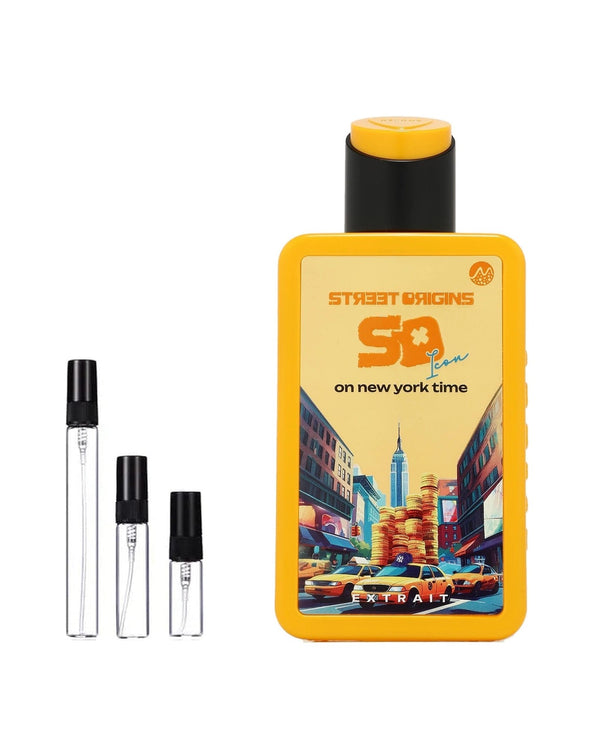 Street Origins On New York Time sample – decant in a glass spray vial (2, 5 or 10 ml)