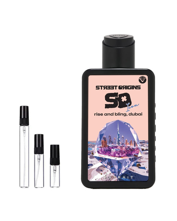 Street Origins Rise and Bling, Dubai sample – decant in a glass spray vial (2, 5 or 10 ml)
