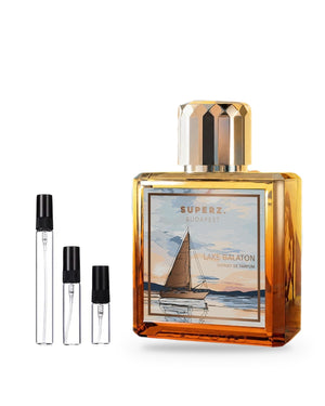 Superz. Lake Balaton sample – decant in a glass spray vial (2, 5 or 10 ml)