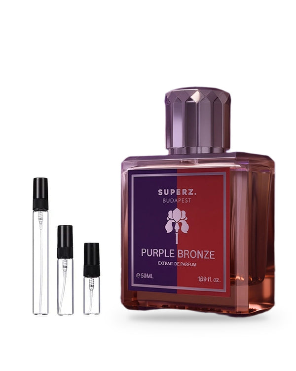 Superz. Purple Bronze sample – decant in a glass spray vial (2, 5 or 10 ml)