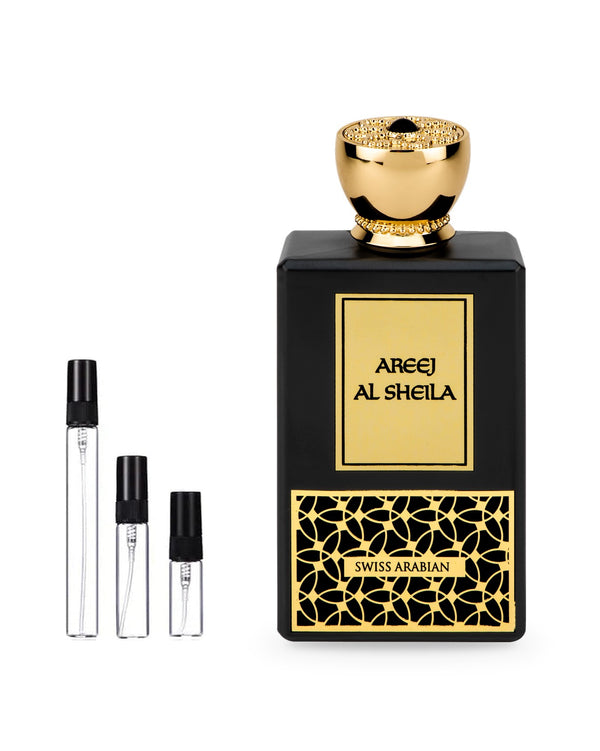 Swiss Arabian Areej Al Sheila sample – decant in a glass spray vial (2, 5 or 10 ml)