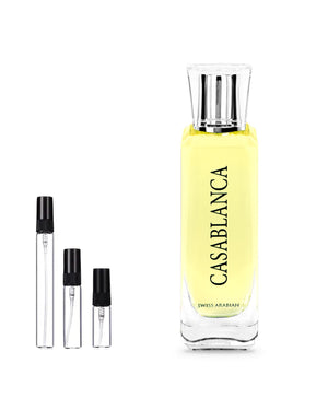 Swiss Arabian Casablanca sample – decant in a glass spray vial (2, 5 or 10 ml)