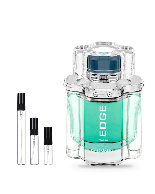 Swiss Arabian Edge Intense sample – decant in a glass spray vial (2, 5 or 10 ml)