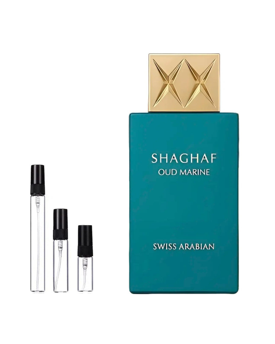 Swiss Arabian Shaghaf Oud Marine sample – decant in a glass spray vial (2, 5 or 10 ml)