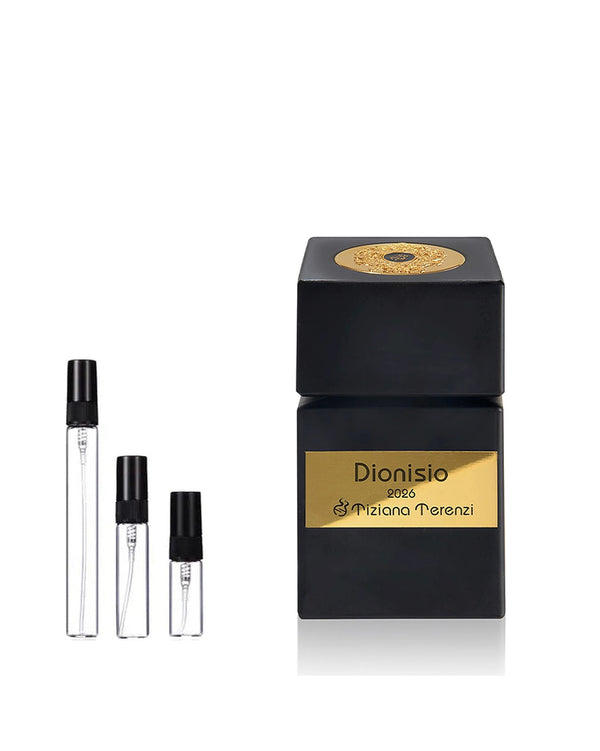 Tiziana Terenzi Dionisio Extrait de Parfum Sample – 2, 5 or 10 ml decant in a glass spray vial
