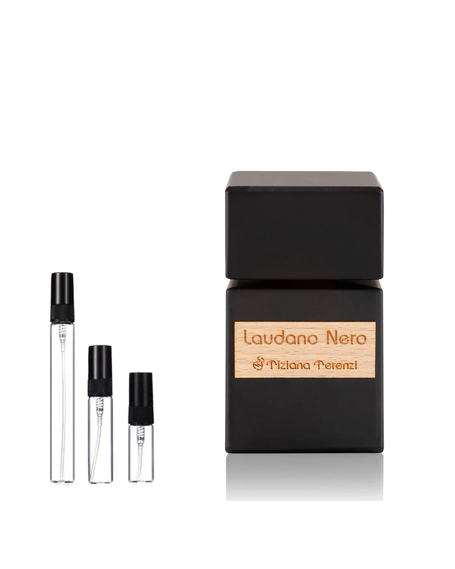 Tiziana Terenzi Laudano Nero sample – decant in a glass spray vial (2, 5 or 10 ml)