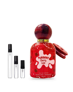 Tubbees Cherry Luxe sample – decant in a glass spray vial (2, 5 or 10 ml)