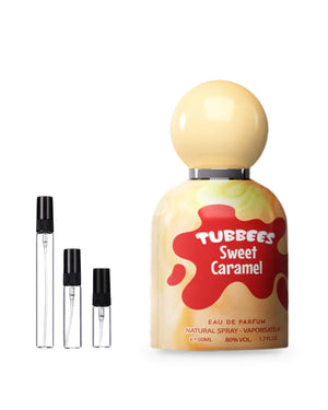 Tubbees Sweet Caramel sample – decant in a glass spray vial (2, 5 or 10 ml)