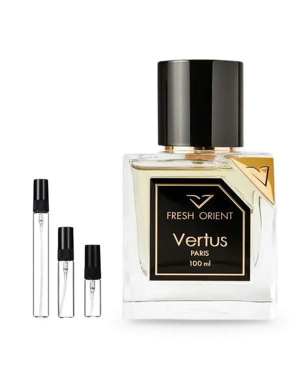 Vertus Fresh Orient sample – decant in a glass spray vial (2, 5 or 10 ml)