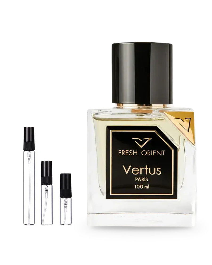 Vertus Fresh Orient sample – decant in a glass spray vial (2, 5 or 10 ml)