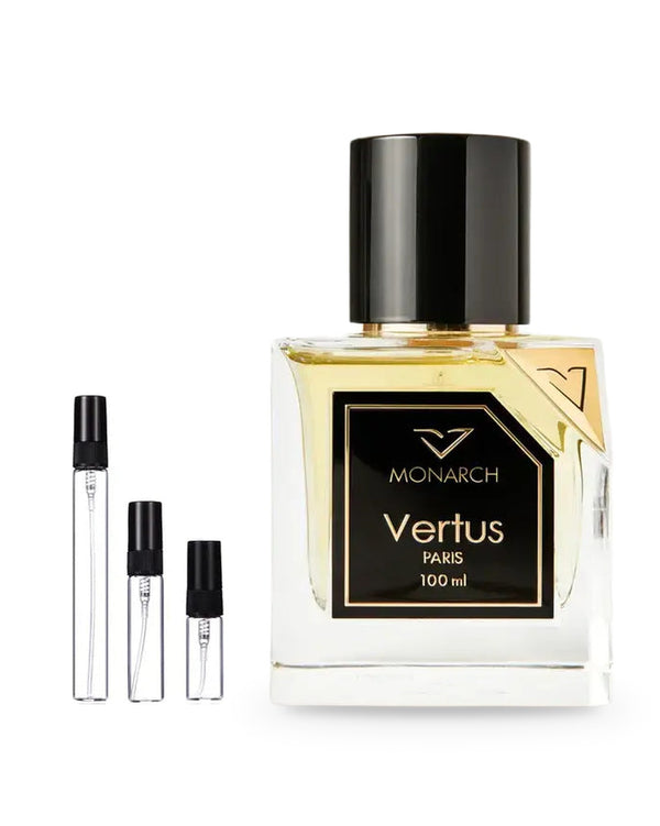 Vertus Monarch sample – decant in a glass spray vial (2, 5 or 10 ml)