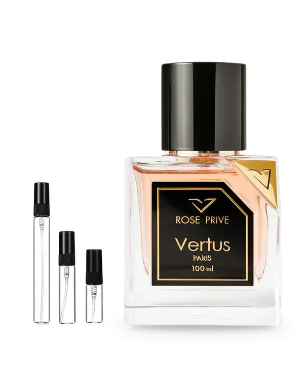 Vertus Rose Prive sample – decant in a glass spray vial (2, 5 or 10 ml)