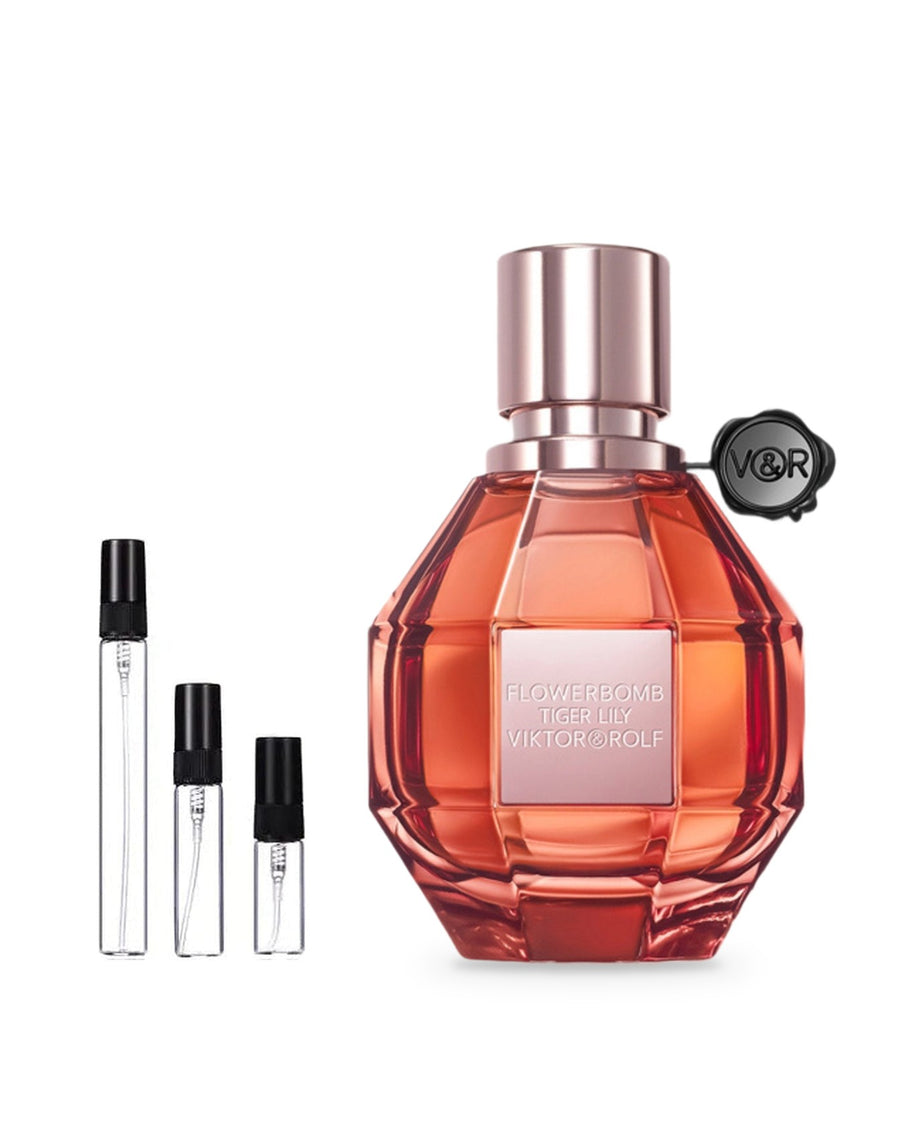 Viktor & Rolf Flowerbomb Tiger Lily sample – decant in a glass spray vial (2, 5 or 10 ml)
