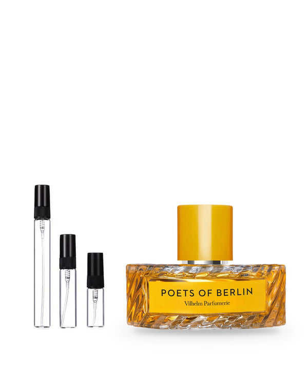 Vilhelm Parfumerie Poets of Berlin sample – decant in a glass spray vial (2, 5 or 10 ml)