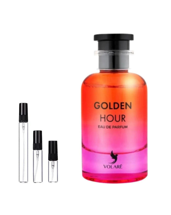Volare Golden Hour sample – decant in a glass spray vial (2, 5 or 10 ml)
