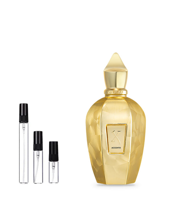 Xerjoff Accento Overdose sample – decant in a glass spray vial (2, 5 or 10 ml)