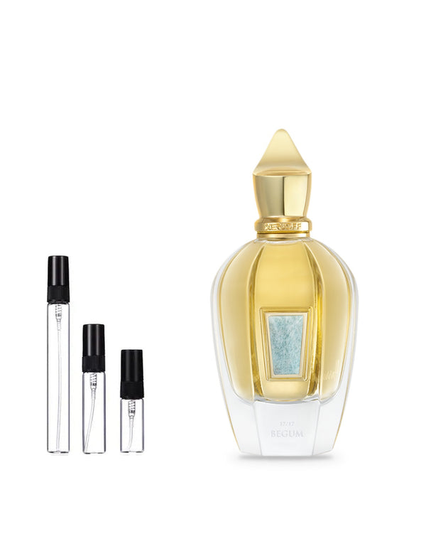 Xerjoff Begum sample – decant in a glass spray vial (2, 5 or 10 ml)