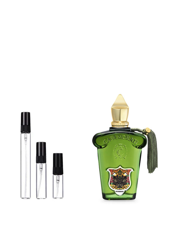 Xerjoff Fiero sample – decant in a glass spray vial (2, 5 or 10 ml)